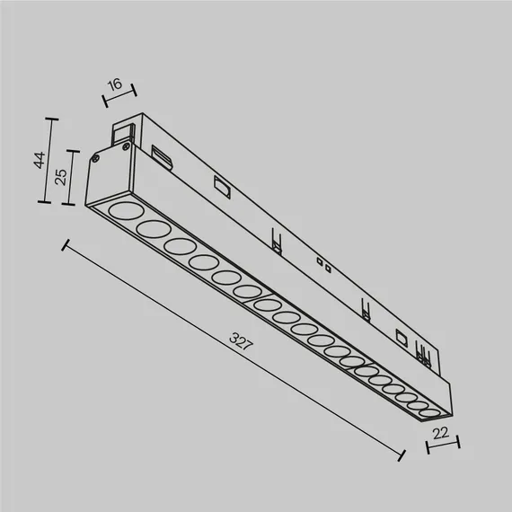 Трековый светильник Точки / Points Exility 2700-6000K 18Вт 36° Dim Smart Zigbee Technical tr031-4-18wtw-m-dsz-w