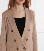 Льняный жакет ALBA Marella SPORT - бежевый(13041065)