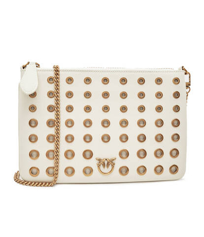 Кожаный клатч FLAT CLASSIC VITELLO SETA+VE Pinko - белый(100455 A17M)