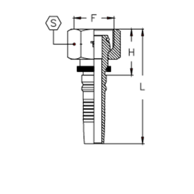 Фитинг DN 32 DKO-S (Г) 52x2 38 Interlock