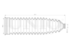 Пыльник рулевой рейки UNIO DUC-20033