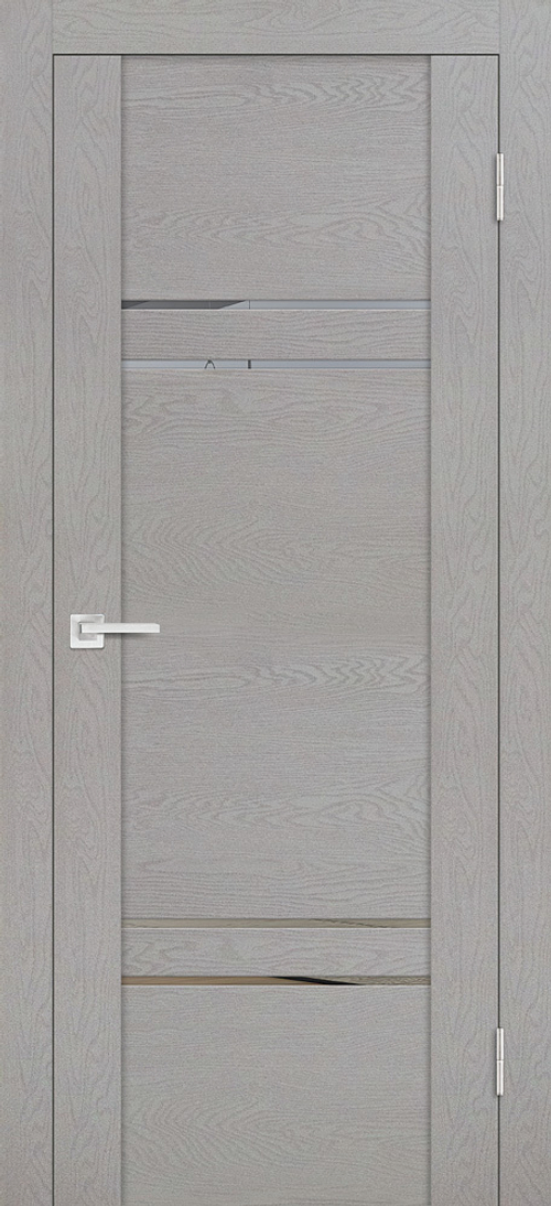 Дверь PST-5 / Цвет серый ясень / Зеркало тонированное / Двери PROFILO PORTE