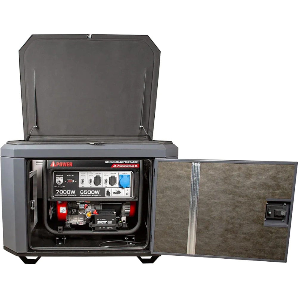 A-iPower A7000EAX бензиновый генератор в кожухе 1200 RAL 7024 УТ-11182385