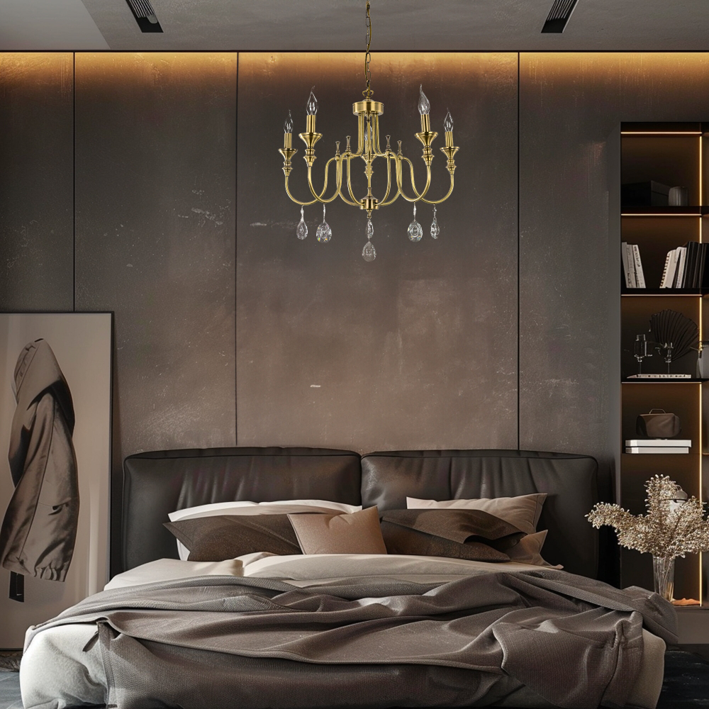 Citilux Рига CL437153 Люстра подвесная Бронза