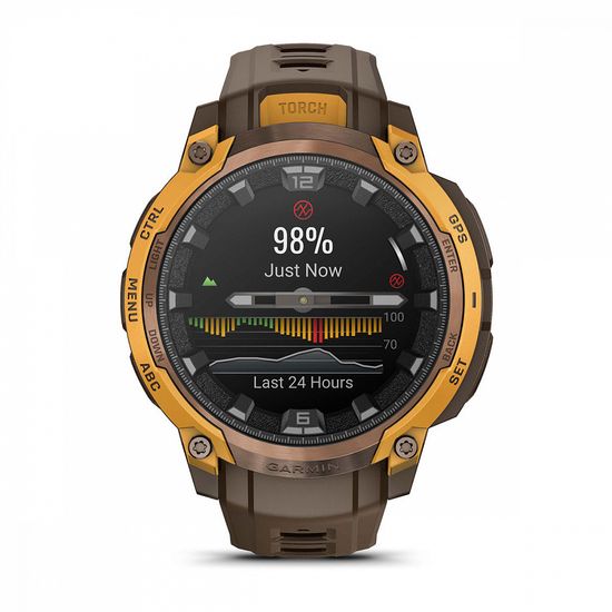 Умные часы Garmin Instinct Crossover AMOLED Bronze/Sunburst