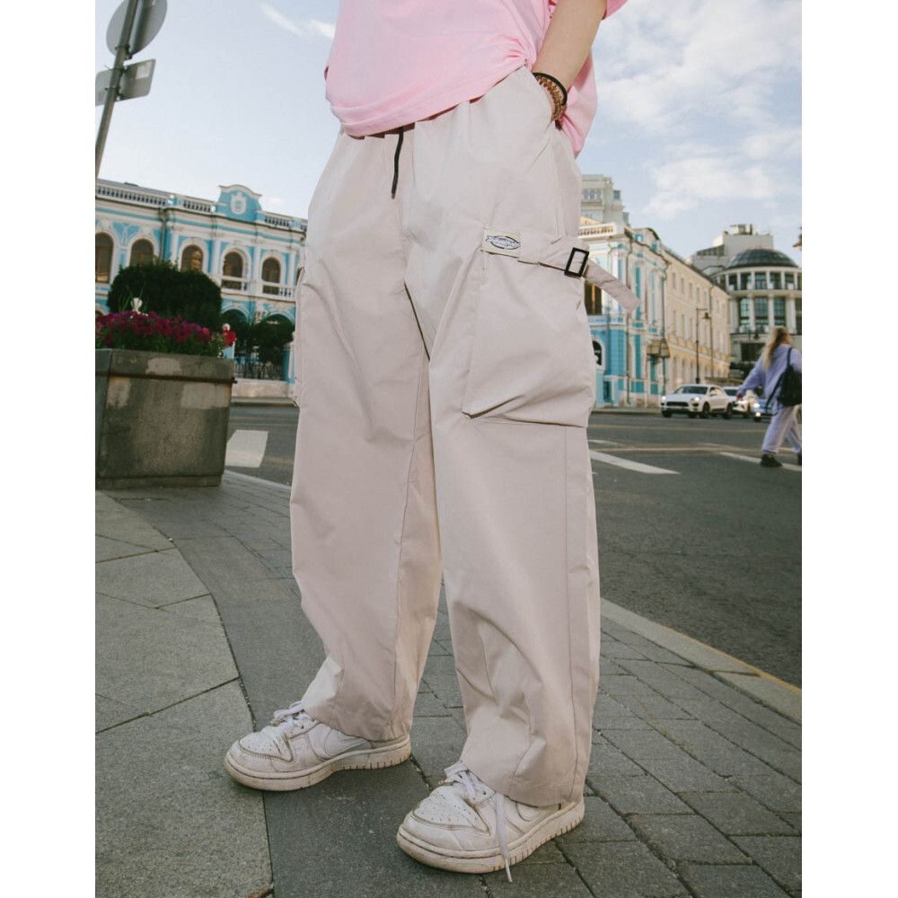 Брюки SoWhat? Карго RUN бежевые