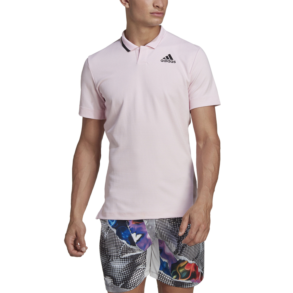 Мужское теннисное поло adidas US Series Polo Men - Pink