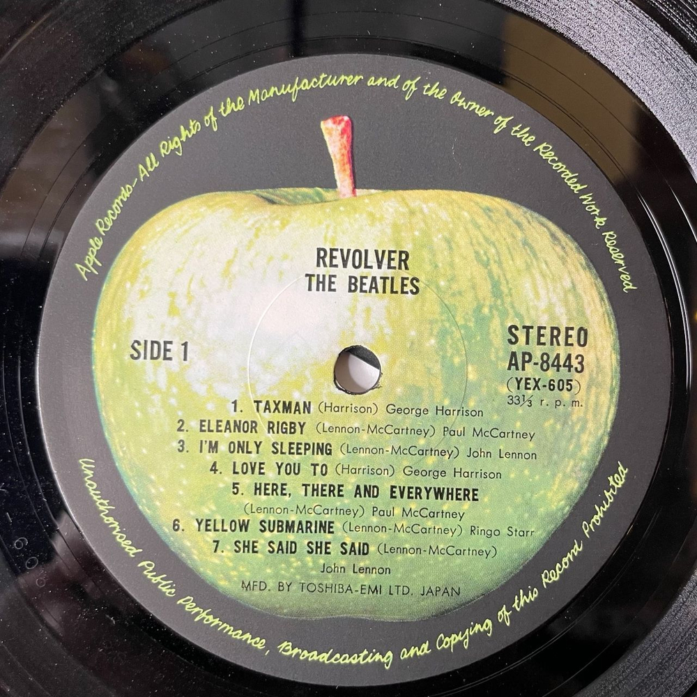 Винтажная виниловая пластинка LP The Beatles Revolver (Japan 1974) (Obi) Love You To