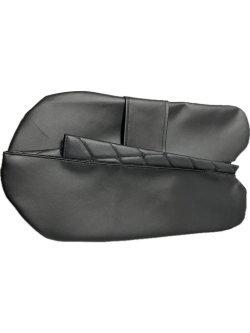 Чехлы на козырьки Волга 3110, 31105 (чёрная нить Бабочка)