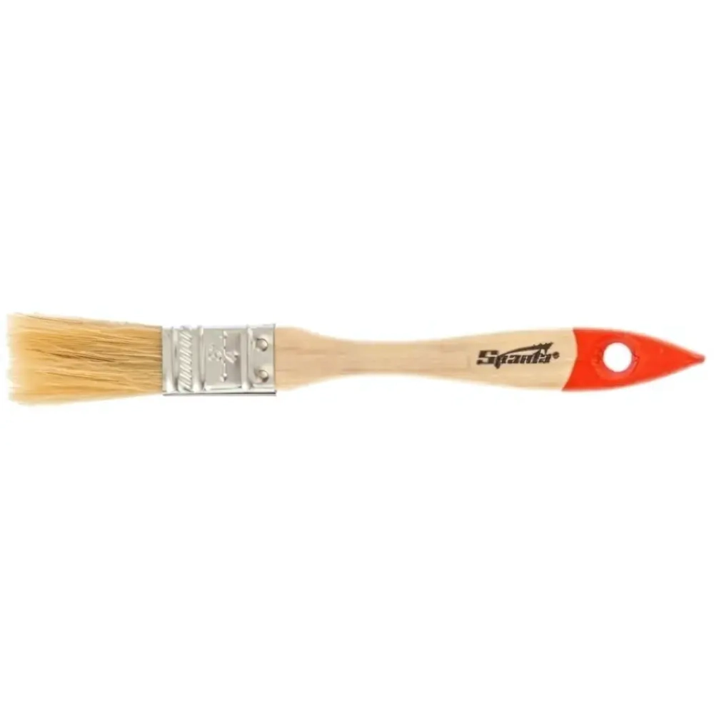 Кисть плоская Slimline 3/4» (20 мм), натуральная щетина, деревянная ручка Sparta