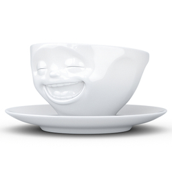 Чайная пара tassen laughing, 200 мл, белая