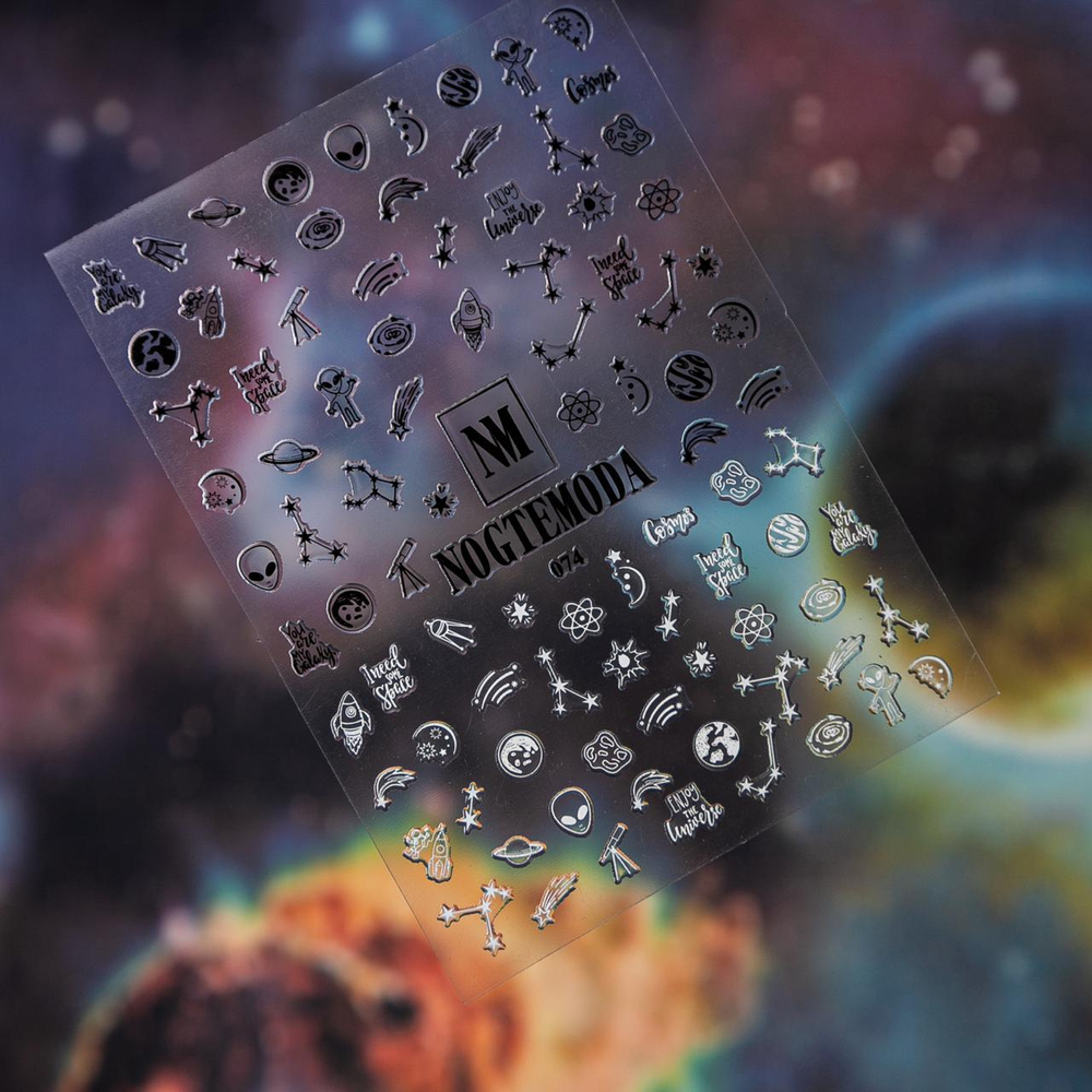 Nogtemoda Наклейки для ногтей Classic 074