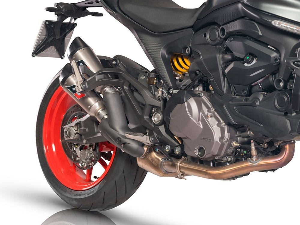 ADUC0610012 QD SLIP-ON EXHAUST TWIN GUNSHOT (M 937)