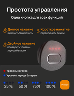 Электрическая грелка Ocoopa UT2s Black