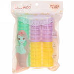 Бигуди в наборе 6шт с зажимом «Hair Style», цвет микс, 7см, d-3см.