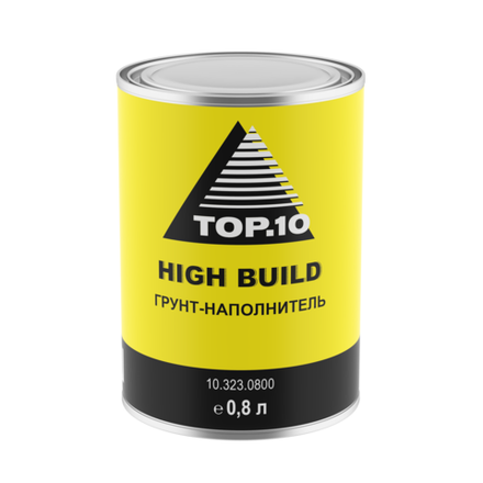 Грунт-наполнитель TOP.10 HIGH BUILD белый (0.8 л)