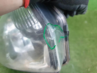 Битая Фара правая Renault Logan 2 Sandero 2 (2014-2018) галоген