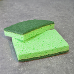 Губка для посуды 11*7*2см 2шт целлюлоза, LAIMA