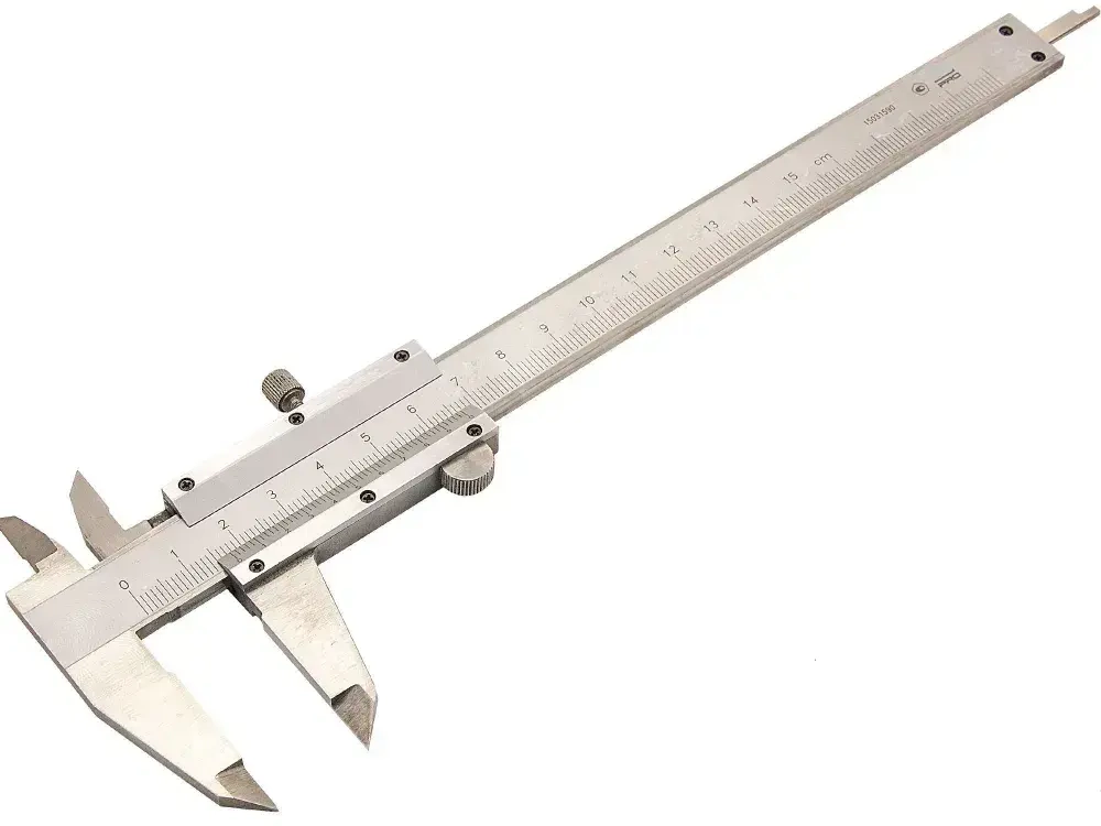 Штангенциркуль металлический с глубиномером, 150 мм