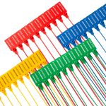 Пломба номерная Универсал-350 (красн) Fortisflex (1000 шт.)