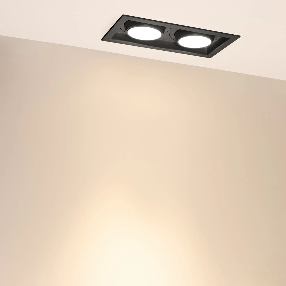 Светильник MS-VORTEX-BUILT-S250x140-2x30W Warm3000 (BK-BK, 30 deg, 230V) (Arlight, IP20 Металл, 5 лет) 058449