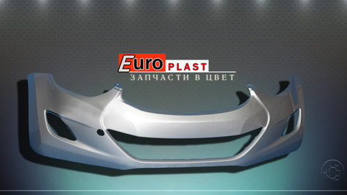 Бампер передний в цвет на Hyundai Elantra 2010-2014