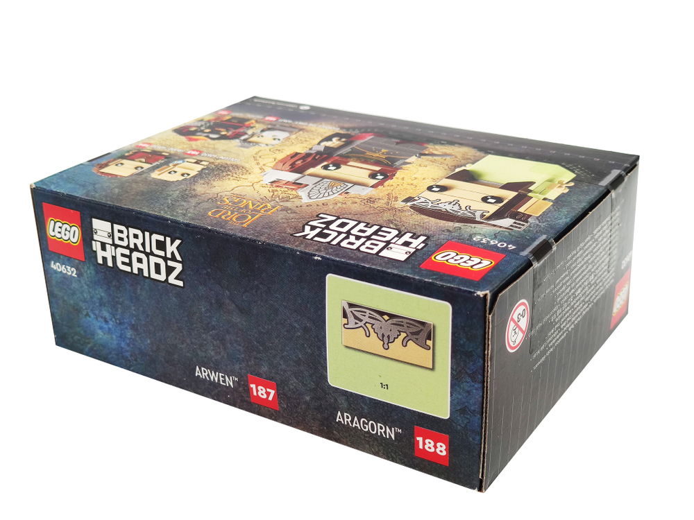 Конструктор LEGO BrickHeadz 40632 Арагорн и Арвен