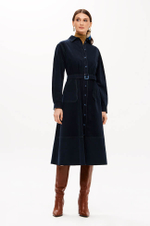 51697 Платье женское (темно-синий)