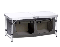 Стол туристический Atemi AFT-500, с 2 отделениям для посуды