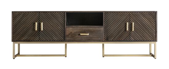 Тумба под телевизор Kraj цвет коричневый