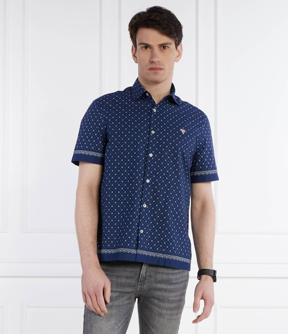 Рубашка SS BOXI GUESS - темно-синий(M4GH53 WG3H1)