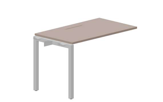 стол Polo 1180х680х750мм (меламиновый аутлет) - приставной элемент