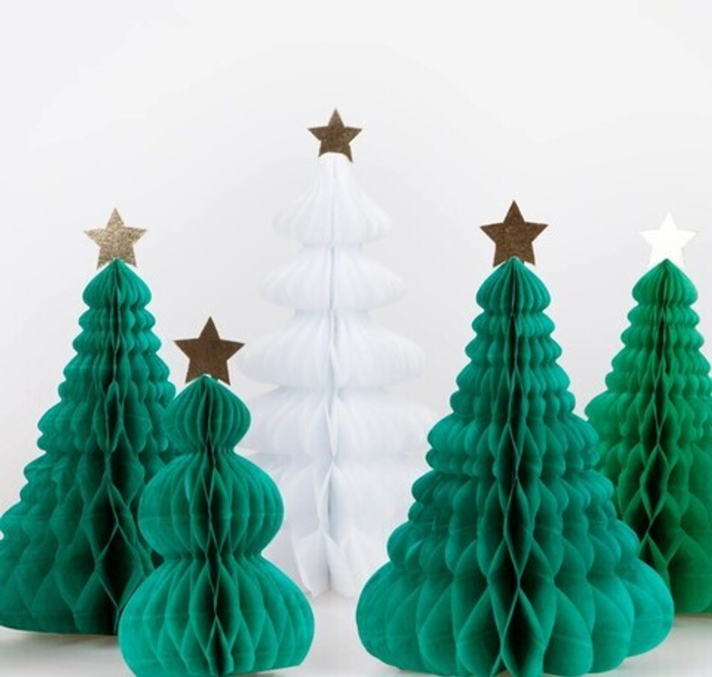 Декор объёмный "Зелёный лес" 10 шт