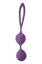 Фиолетовые вагинальные шарики Flirts Kegel Balls (Цвет: фиолетовый)