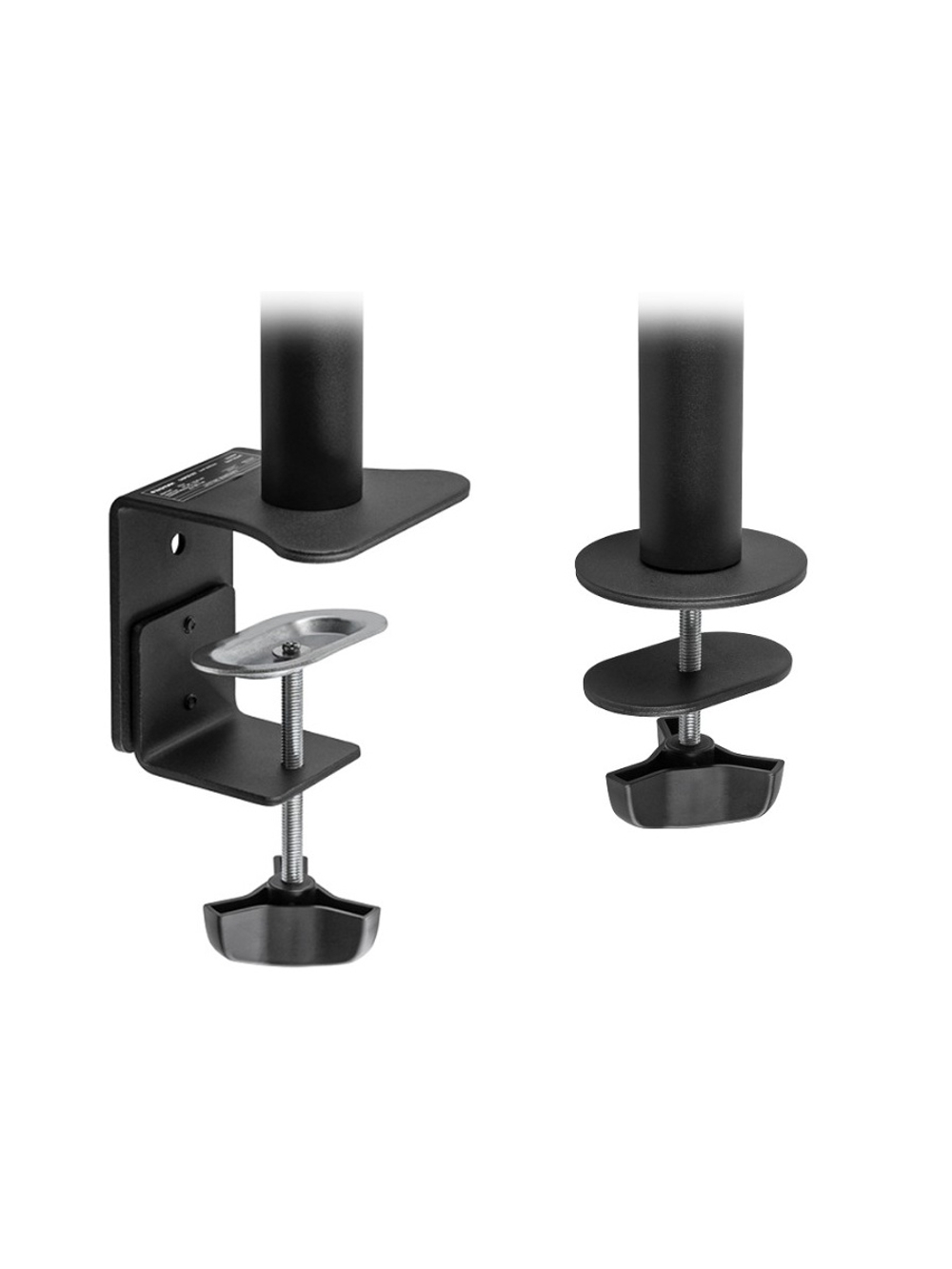 Kromax CASPER-505 черный 10"-34" макс.10кг настольный поворот и наклон