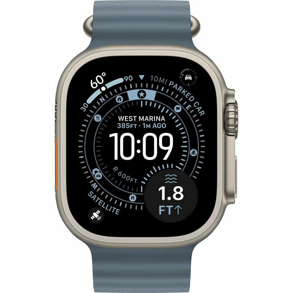 Часы Apple Watch Ultra 3 (2025) Natural Ocean Band Blue