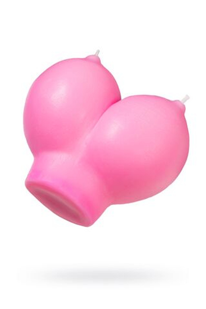 Свеча Pecado BDSM «Сиськи», розовая, 150 гр.