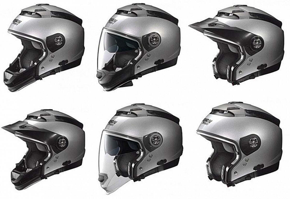 Мотошлем Nolan N44 Evo Como N-Com Chrome