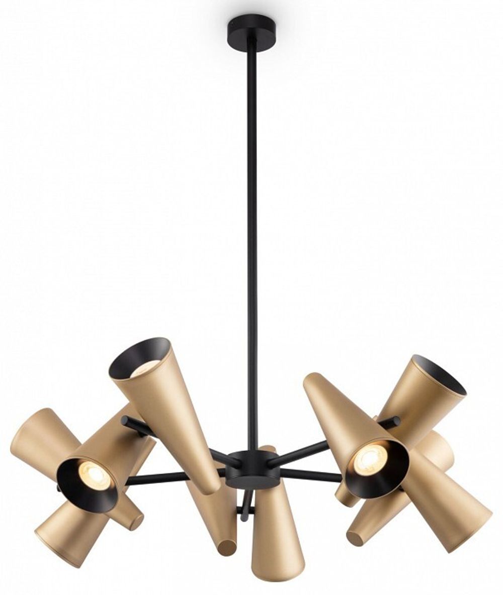 Люстра на штанге Maytoni Giro MOD095PL-10BS