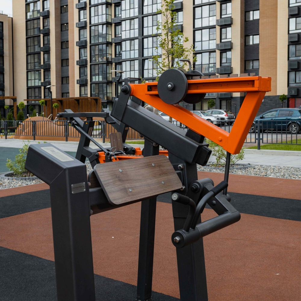 Power-1811 Уличный тренажер Бицепс-машина с переменной нагрузкой ZAVODSPORTA