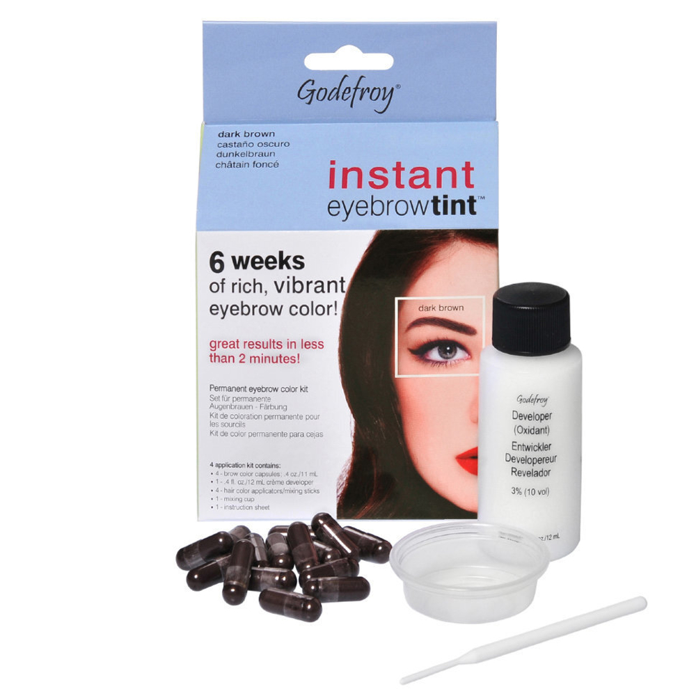 Краска -хна д/бровей в капсулах темно-коричневая (15 капсул)