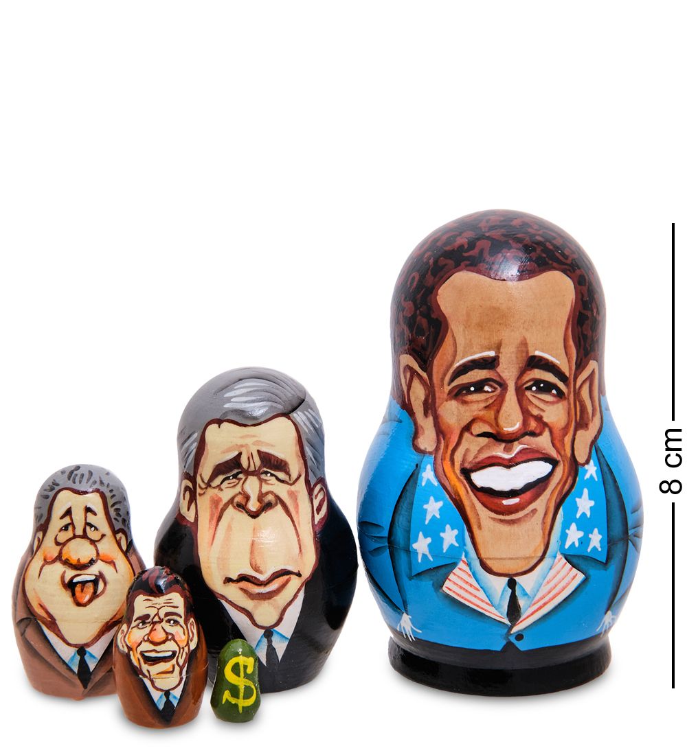 Народные промыслы МР-22/ 4-A Матрешка 5м «Великие правители» мал.