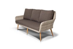 "Прованс" диван из искусственного ротанга трехместный, цвет бежевый