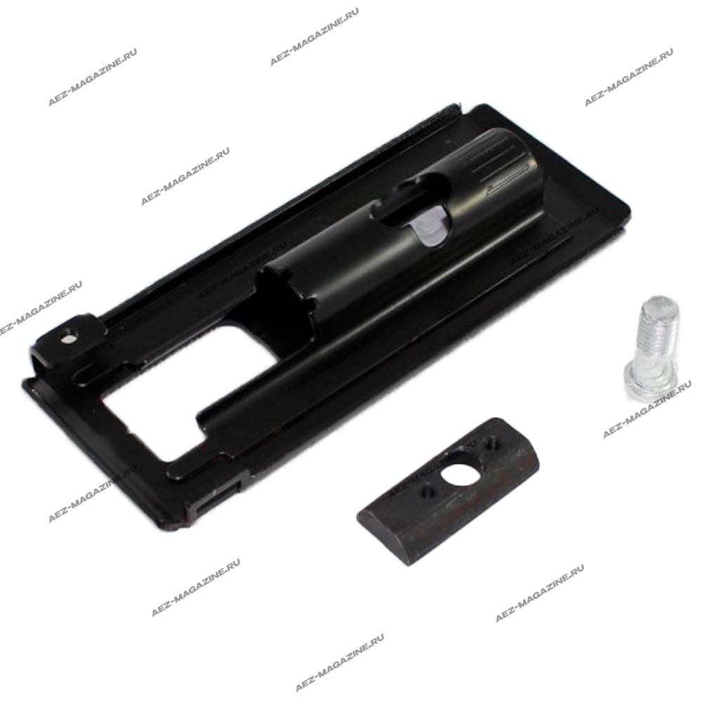 Лыжа для лобзика в сборе с болтом крепления и подошвой для Интерскол МП-100