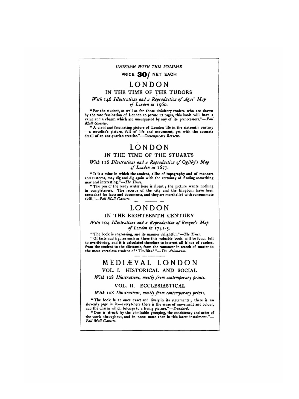 Early London. prehistoric, Roman, Saxon and Norman | Walter Besant