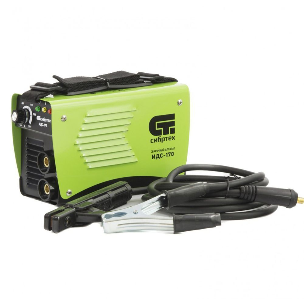 Сварочный аппарат инверт, Сибртех, ИДС-170, 170 А, электрод