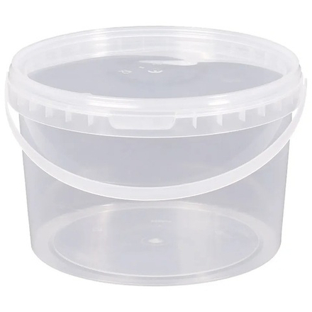 Ведро 3л с крышкой ПРОЗРАЧНОЕ