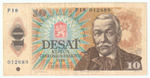 Czechoslovakia, 10 Korun, 1986, VF