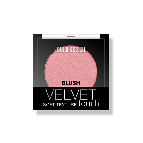 "BelorDesign" РУМЯНА для лица Velvet Touch тон 104 розово-бежевый