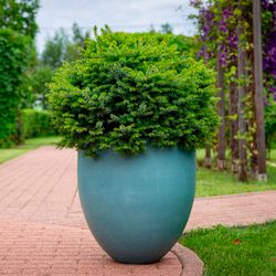 Кашпо CYLINDER XL CLOUDY BLUE D70 H45